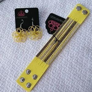 Earrings and Bracelet